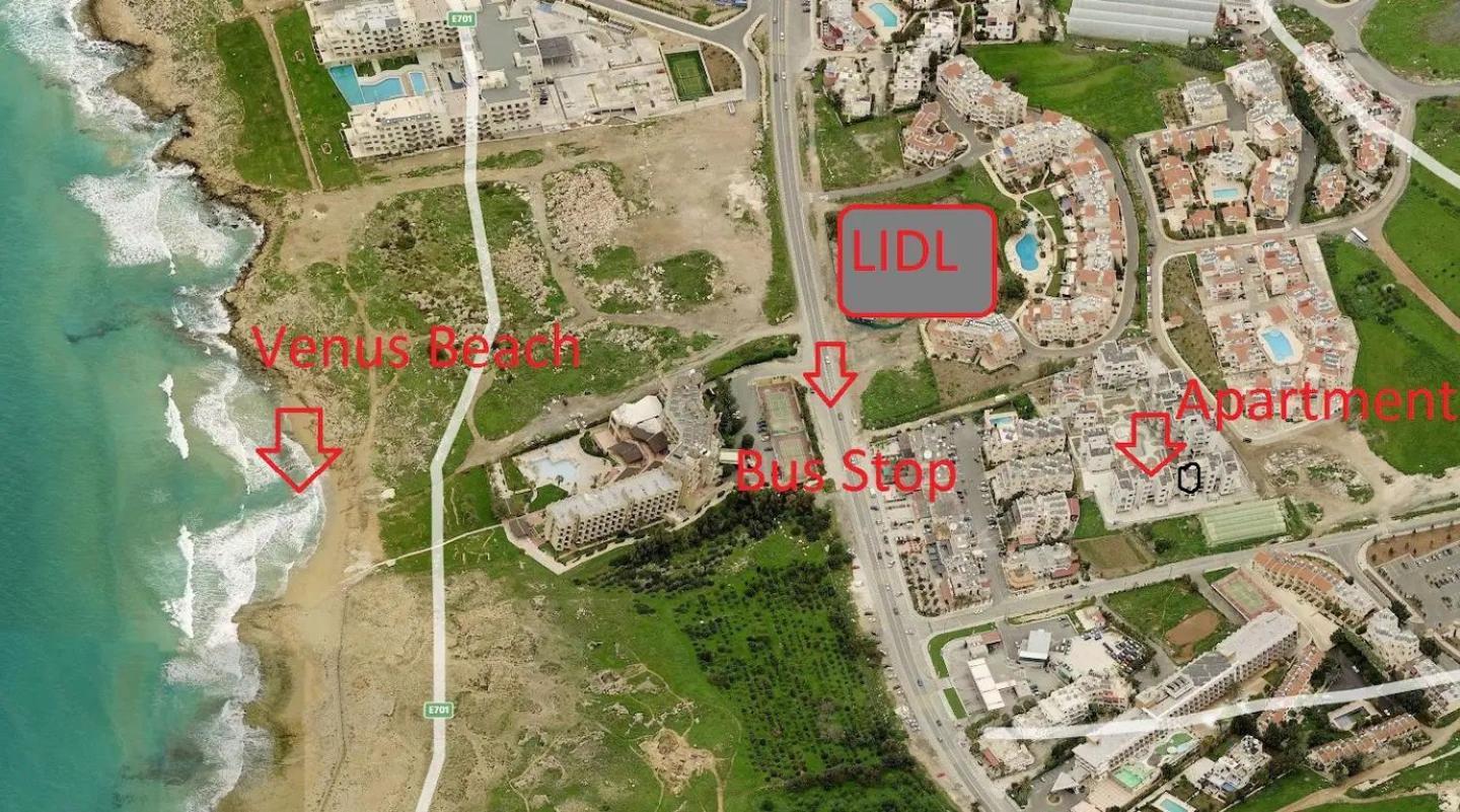 Near The Sea Danaos 2 2bd 2bath Sea View Appartement Paphos